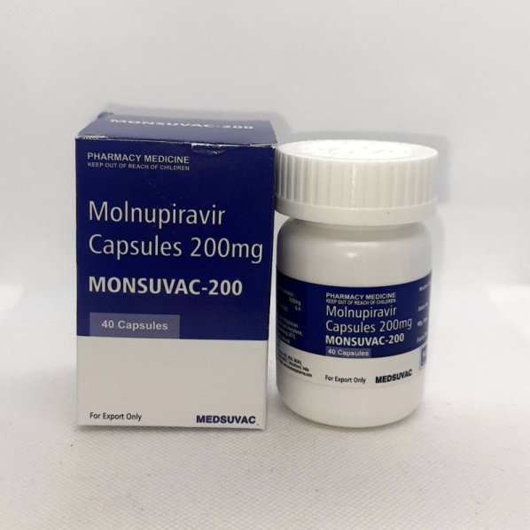 Monsuvac-200 (Молнупиравир 200мг) 40 капсул